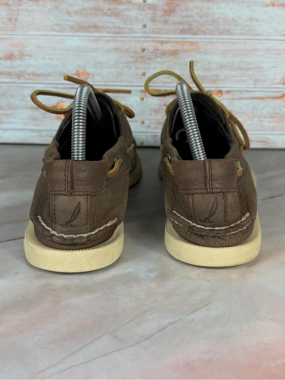 Sperry Top Sider Authentic Original Boat Shoes in Brown Leather